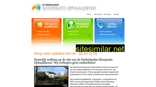 sloopauto-ophaaldienst.nl alternative sites