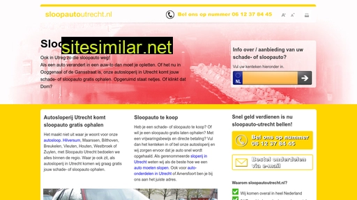 sloopautoutrecht.nl alternative sites