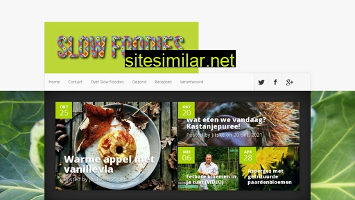 slowfoodies.nl alternative sites
