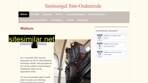 smitsorgel.nl alternative sites