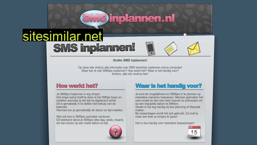 smsinplannen.nl alternative sites