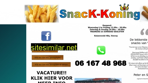 snack-koning.nl alternative sites