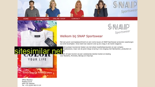 snapsportswear.nl alternative sites