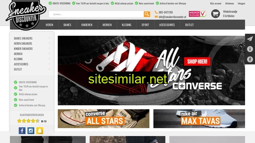 sneakerdiscounter.nl alternative sites
