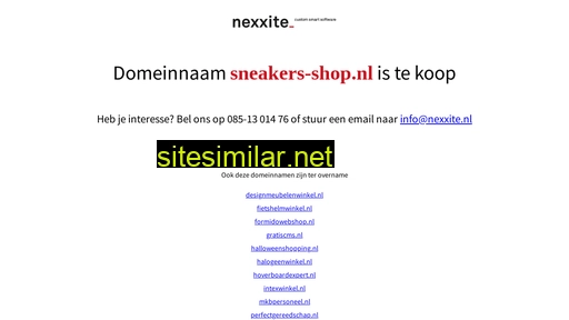sneakers-shop.nl alternative sites