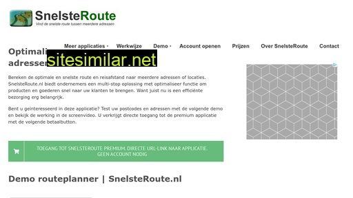 snelsteroute.nl alternative sites