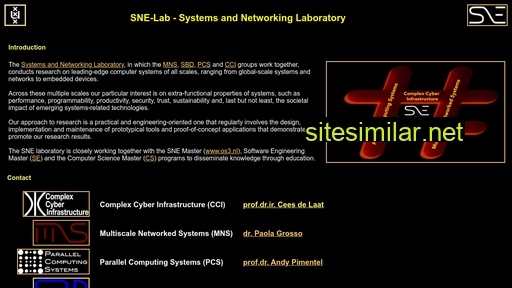 sne-lab.nl alternative sites
