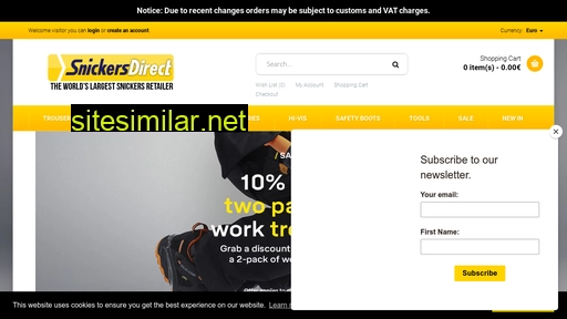 Snickersdirect similar sites