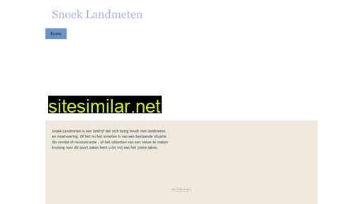 snoek-landmeten.nl alternative sites