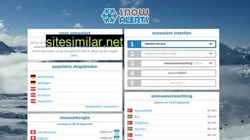snowalerts.nl alternative sites