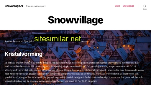 snowvillage.nl alternative sites