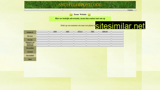 snuffeloppostcode.nl alternative sites