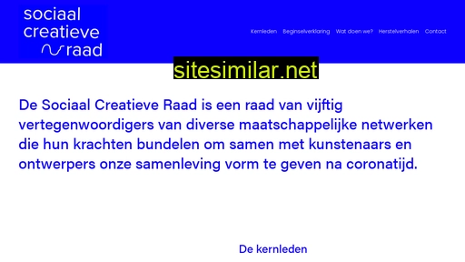 sociaalcreatieveraad.nl alternative sites