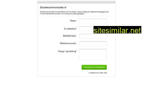 socialecommunicatie.nl alternative sites