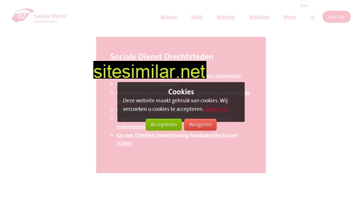 socialedienstdrechtsteden.nl alternative sites