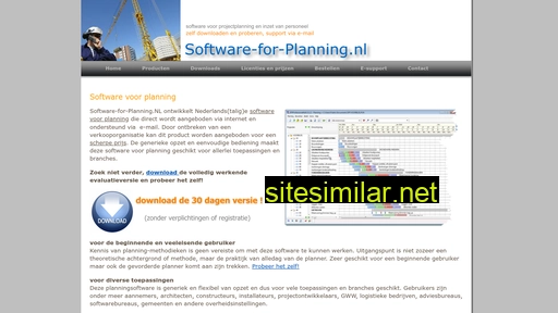software-for-planning.nl alternative sites