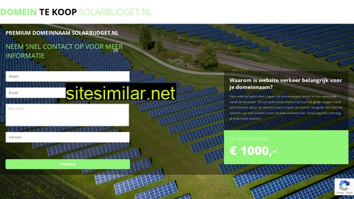 solarbudget.nl alternative sites
