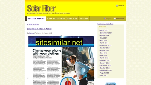 solarfiber.nl alternative sites
