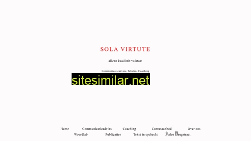 solavirtute.nl alternative sites