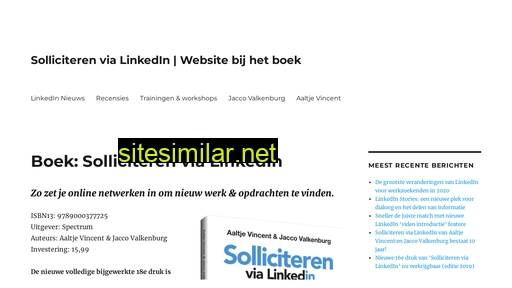 solliciterenvialinkedin.nl alternative sites