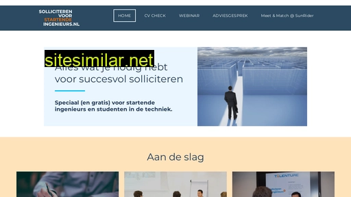 solliciterenvoorstartendeingenieurs.nl alternative sites