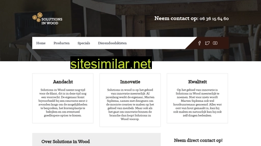 solutionsinwood.nl alternative sites