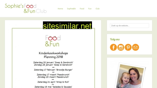 sophiesfoodfunclub.nl alternative sites