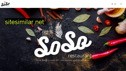 soso-restaurant.nl alternative sites