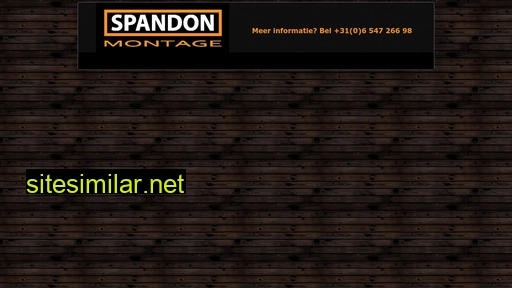 spandonmontage.nl alternative sites