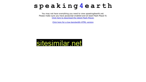 speaking4earth.nl alternative sites
