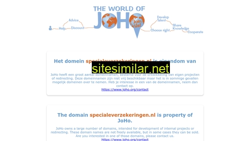 specialeverzekeringen.nl alternative sites