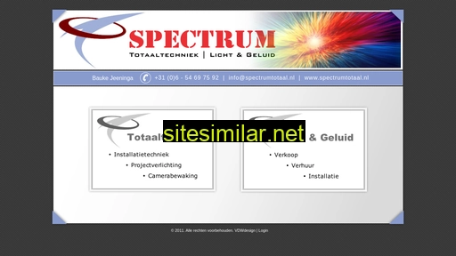 Spectrumtotaal similar sites