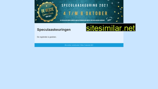 speculaaskeuringen.nl alternative sites
