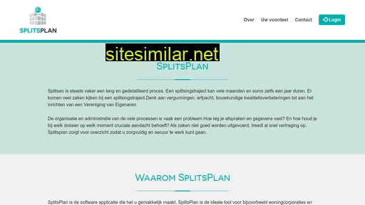 splitsplan.nl alternative sites