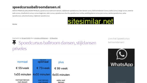 spoedcursusballroomdansen.nl alternative sites