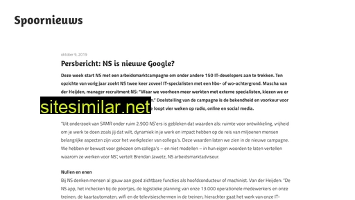 spoornieuws.nl alternative sites