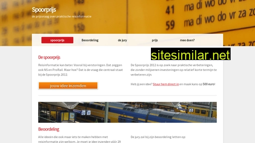 spoorprijs.nl alternative sites
