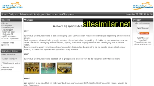 sportclubdedeurdouwers.nl alternative sites