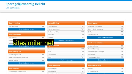 sportgelijkwaardigbelicht.nl alternative sites
