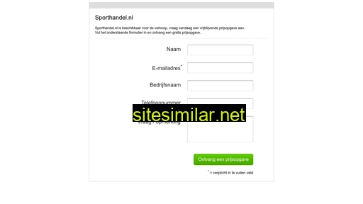 sporthandel.nl alternative sites
