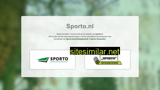 sporto.nl alternative sites