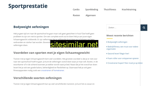 sportprestatie.nl alternative sites