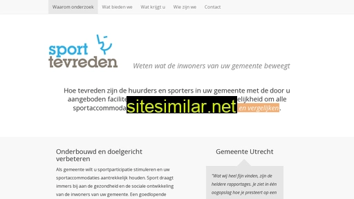 sporttevreden.nl alternative sites