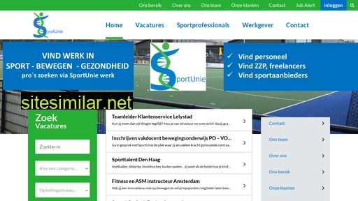 sportunie.nl alternative sites