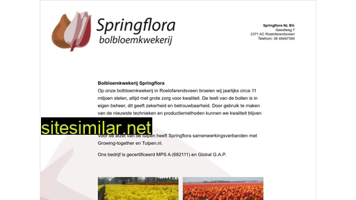 springflora.nl alternative sites