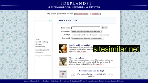 spreekwoord.nl alternative sites