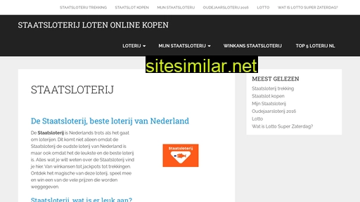 staatsloterijloten.nl alternative sites