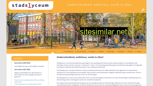 stadslyceum.nl alternative sites