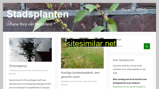 stadsplanten.nl alternative sites