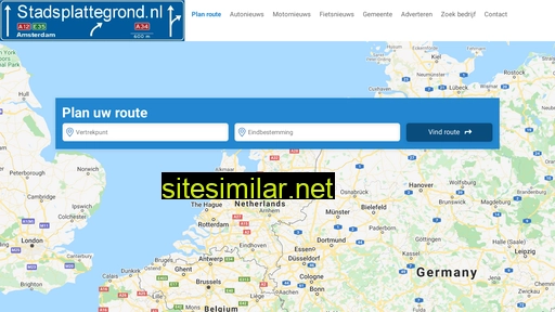 stadsplattegrond.nl alternative sites